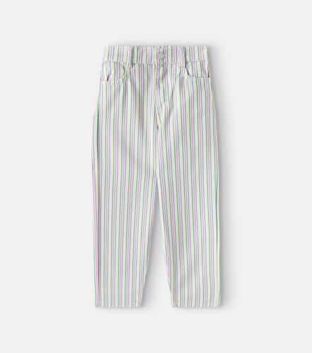 Pantalones rectos Tifon de algodón a rayas - The New Society - Modalova