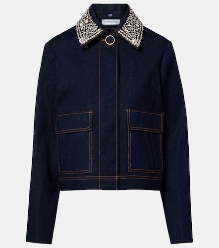 Barrington embellished denim jacket - Veronica Beard - Modalova