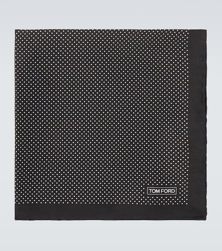 Polka-dot silk pocket square - Tom Ford - Modalova