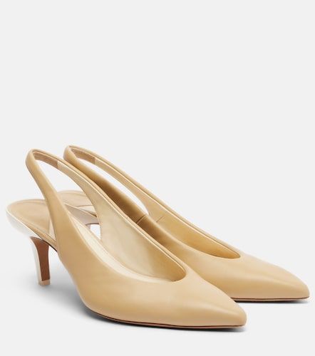 Chloe Suzie leather slingback pumps - Chloe - Modalova