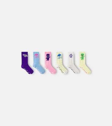 Set de 6 calcetines en mezcla de algodón - Mini Rodini - Modalova