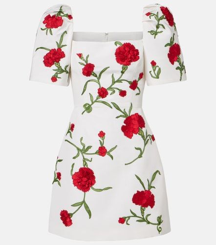 Abito corto in seta - Carolina Herrera - Modalova