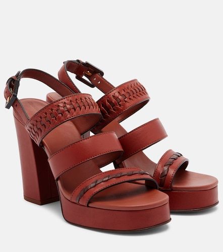 Alchemy leather platform sandals - Zimmermann - Modalova