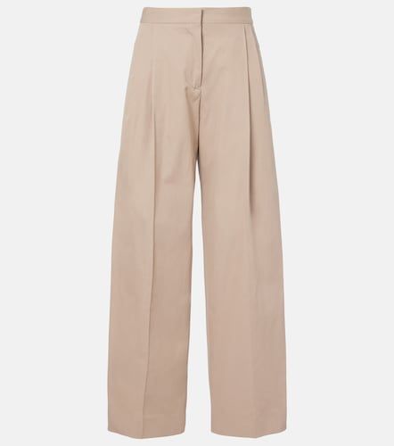 Pantaloni a gamba larga in cotone plissé - Jil Sander - Modalova
