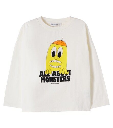 Camiseta Bigtooth Lemon de jersey de algodón estampada - Bobo Choses - Modalova