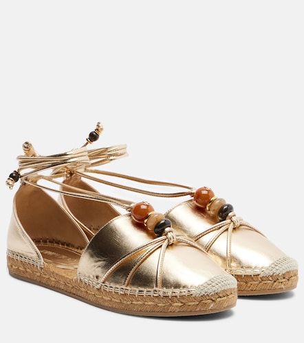 Lemi embellished metallic leather espadrilles - Jimmy Choo - Modalova