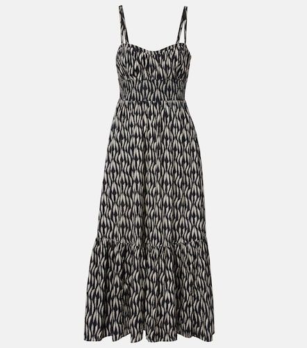 Nadine printed cotton-blend midi dress - Ulla Johnson - Modalova