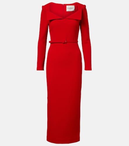 Belted wool midi dress - Roland Mouret - Modalova