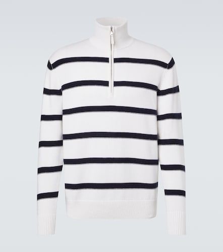 Pullover in cotone e cashmere a righe - Allude - Modalova