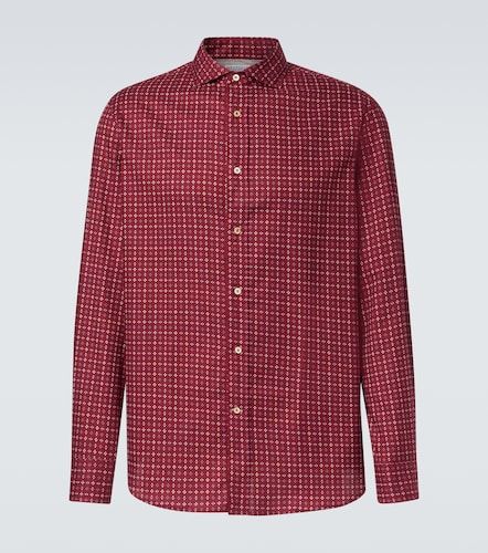 Camicia in cotone con stampa - Brunello Cucinelli - Modalova