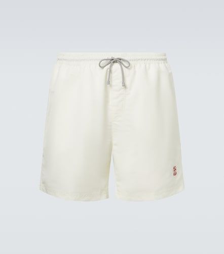 Brunello Cucinelli Logo swim trunks - Brunello Cucinelli - Modalova