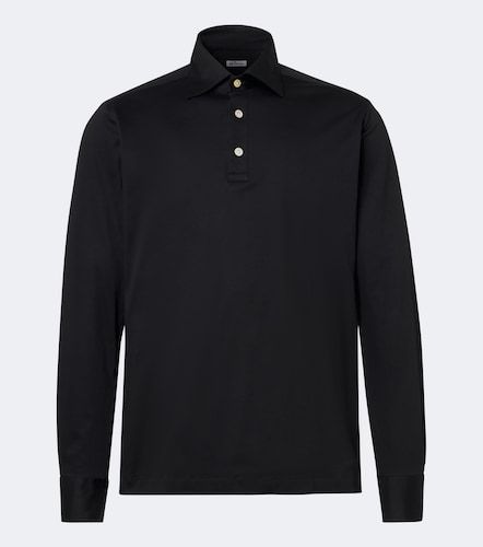 Kiton Cotton poplin polo top - Kiton - Modalova