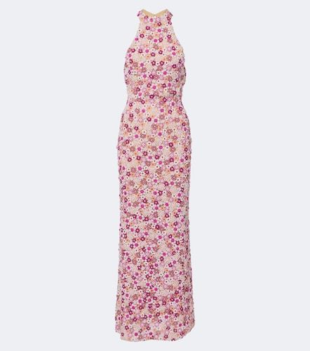Afterglow Botanica beaded open-back gown - La Fuori - Modalova