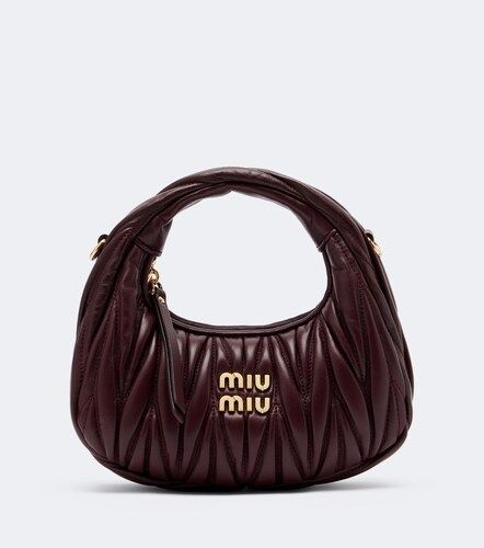 Bolso Wander Mini de piel matelassé - Miu Miu - Modalova
