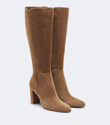 Stiefel aus Veloursleder - Gianvito Rossi - Modalova