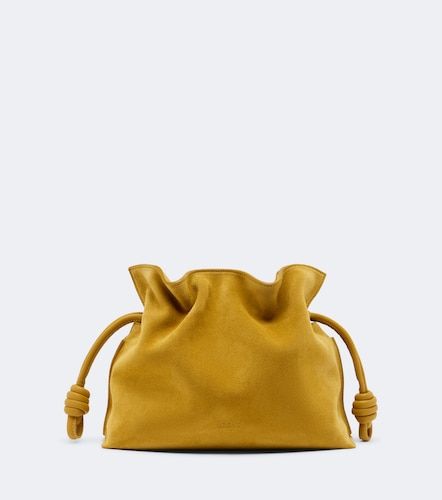 Clutch Flamenco Medium in suede - Loewe - Modalova