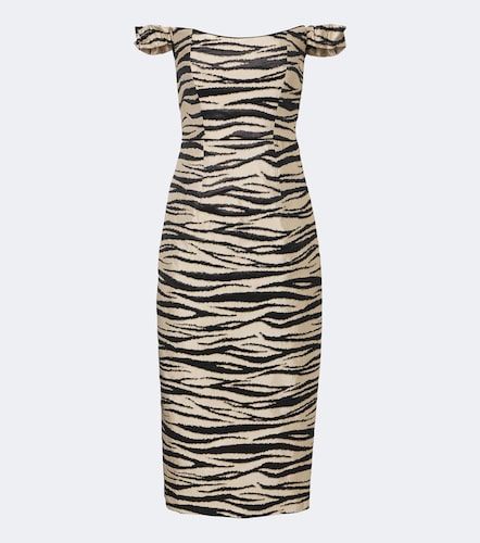 Vestido midi Amina en jacquard - Markarian - Modalova