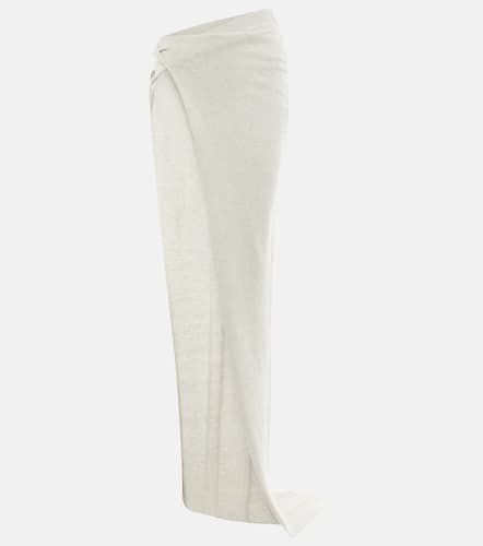 Asymmetric cashmere and wool maxi skirt - Rick Owens - Modalova