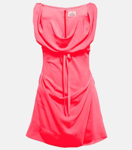 Vestido corto de crepé drapeado - Vivienne Westwood - Modalova