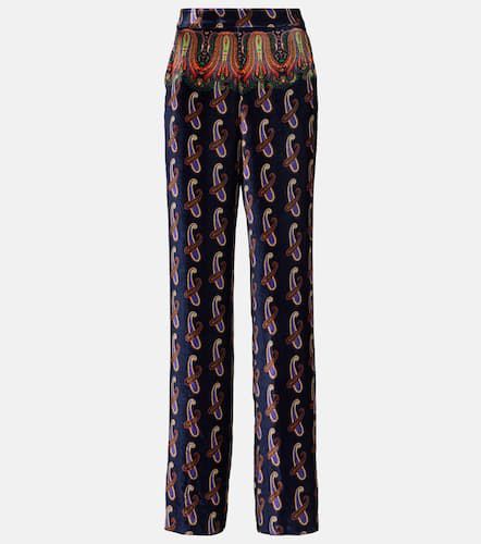 Paisley high-rise straight pants - Etro - Modalova