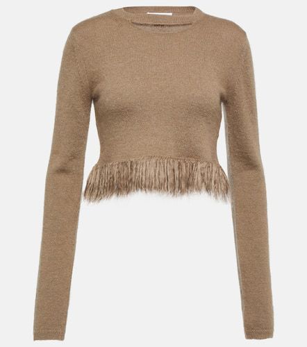 Jersey de mezcla de mohair con flecos - JW Anderson - Modalova