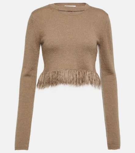Tassel-trimmed mohair-blend sweater - JW Anderson - Modalova