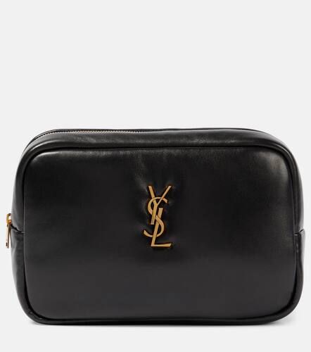 Quilted leather makeup bag - Saint Laurent - Modalova