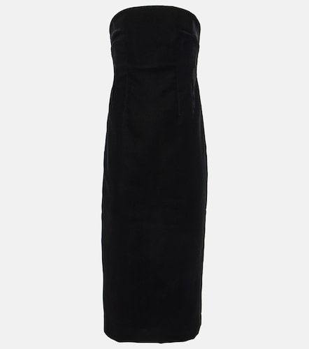 Abito midi in velluto senza spalline - Wardrobe.NYC - Modalova
