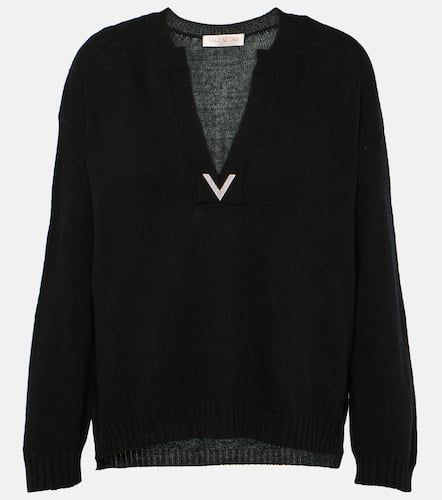 Valentino Logo virgin wool sweater - Valentino - Modalova