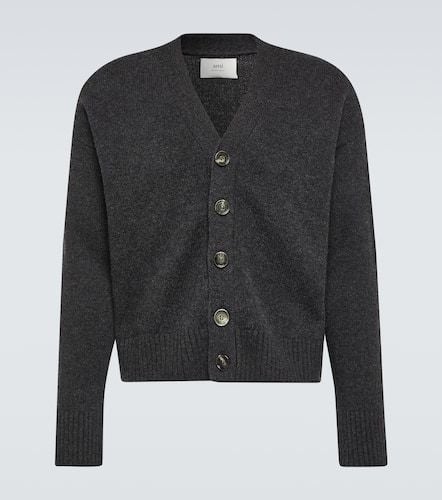 Wool and cashmere cardigan - Ami Paris - Modalova