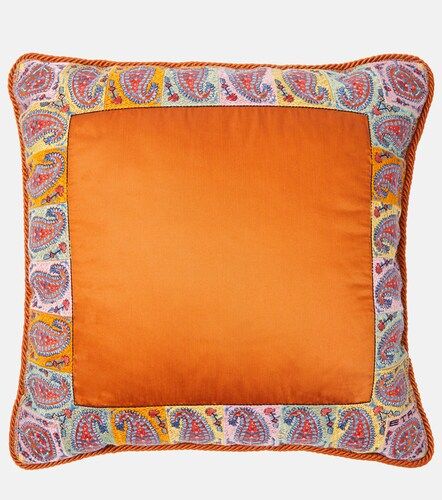 Etro Cuscino in cotone con ricamo - Etro - Modalova