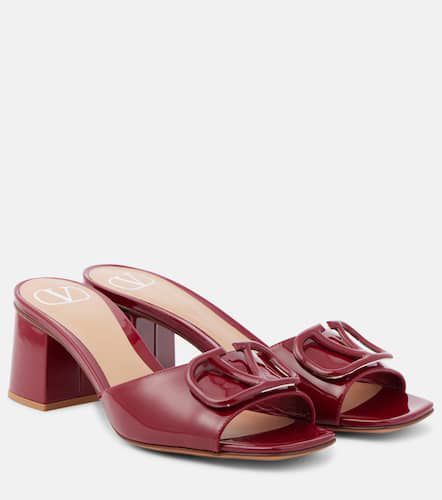 VLogo Signature patent leather mules - Valentino Garavani - Modalova