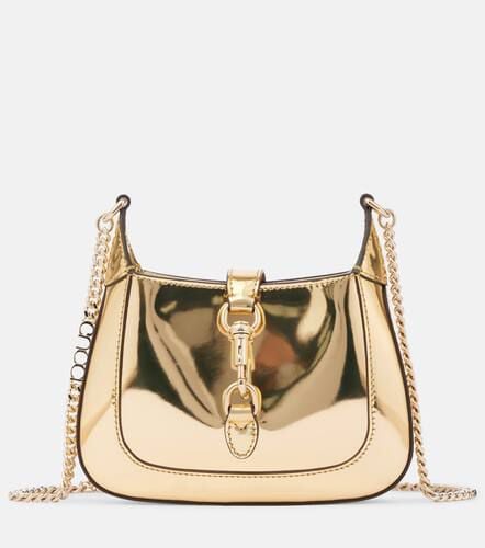 Schultertasche Jackie Notte Mini aus Metallic-Leder - Gucci - Modalova