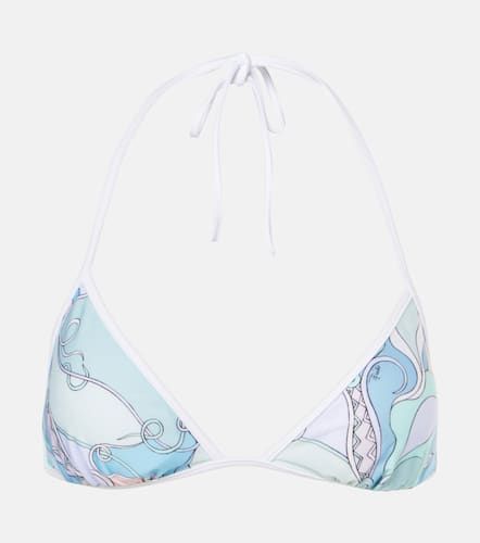 Pucci Printed triangle bikini top - Pucci - Modalova