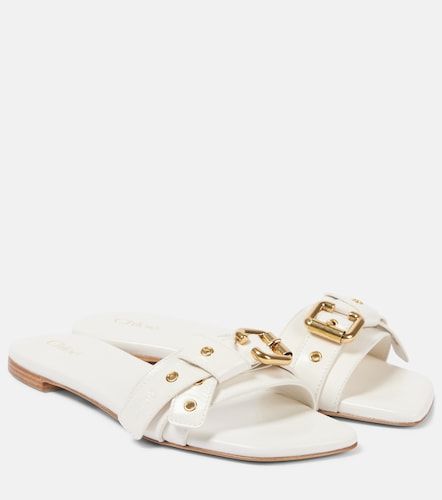 Chloe Mae leather slides - Chloe - Modalova