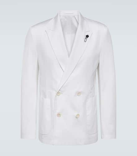 Double-breasted cotton blazer - Lardini - Modalova