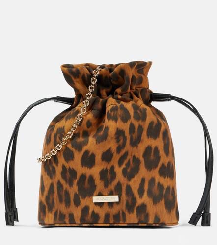 Christy Mini leopard-print suede pouch - Aquazzura - Modalova