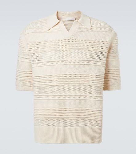Polo de croché en mezcla de algodón - Commas - Modalova