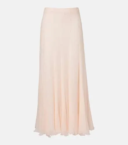 ChloÃ© Pleated silk muslin maxi skirt - Chloe - Modalova
