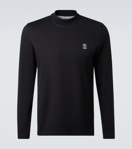 Camiseta de algodón con logo - Brunello Cucinelli - Modalova