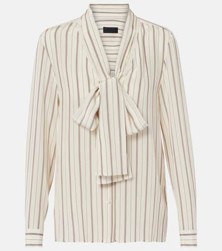 Angelique tie-neck striped silk blouse - Nili Lotan - Modalova