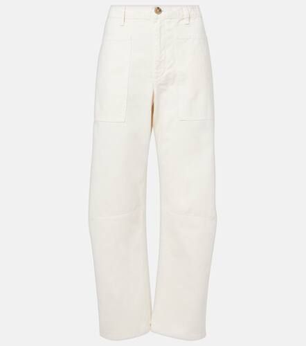 Brylie cotton twill wide-leg pants - Velvet - Modalova