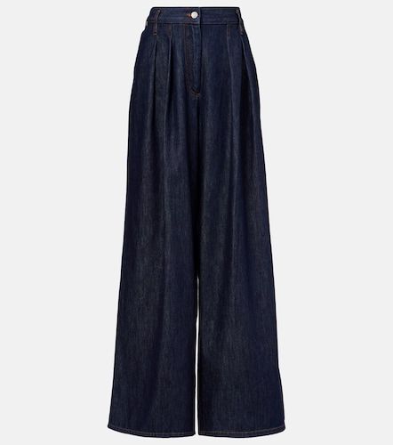 Jeans a gamba larga e vita alta - Dries Van Noten - Modalova