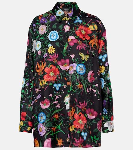 Gucci Gucci Flora silk twill shirt - Gucci - Modalova