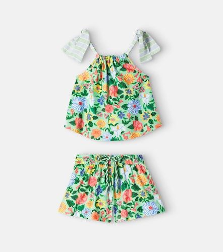 Fábula Set de top y shorts Floresceu de algodón - Fabula - Modalova