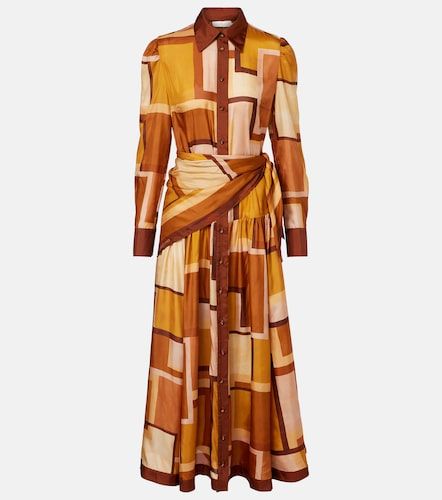 Vestido camisero Como de seda estampado - Zimmermann - Modalova