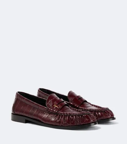 Le Loafer eel leather penny loafers - Saint Laurent - Modalova