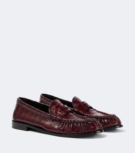 Le Loafer eel leather penny loafers - Saint Laurent - Modalova