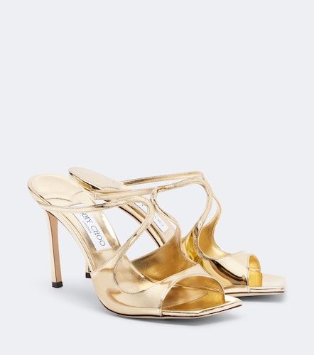 Anise metallic leather mules - Jimmy Choo - Modalova