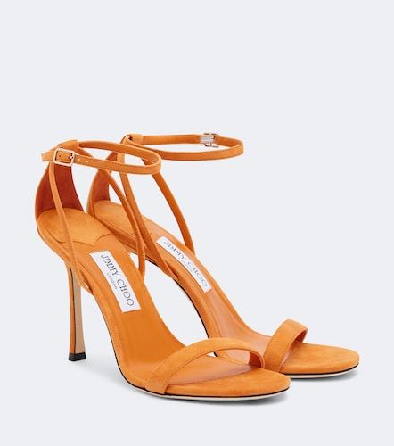 Jimmy Choo Sandali Moza in suede - Jimmy Choo - Modalova